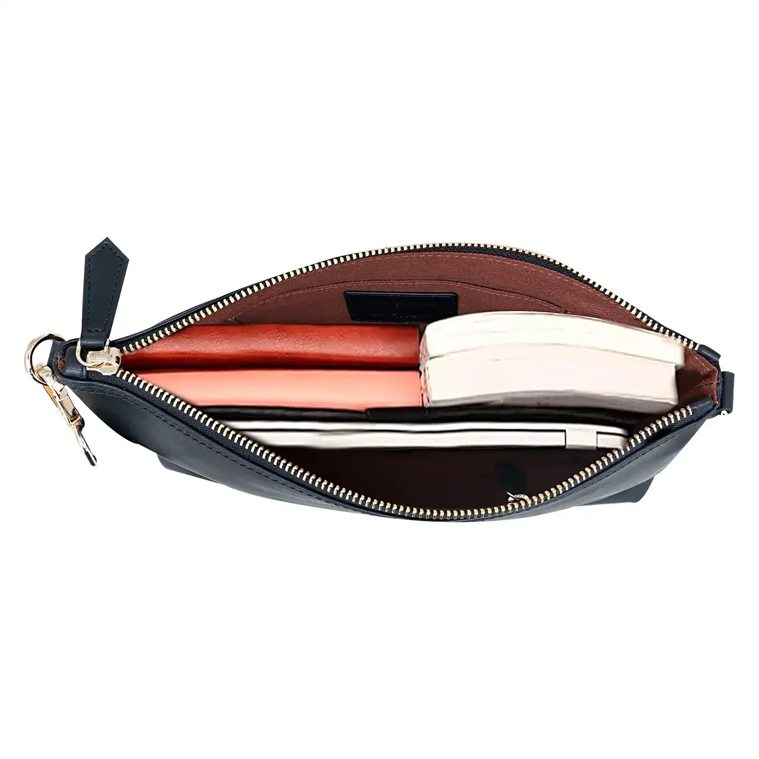 Women’s Mia Crossbody Leather Bag in Black, image 3